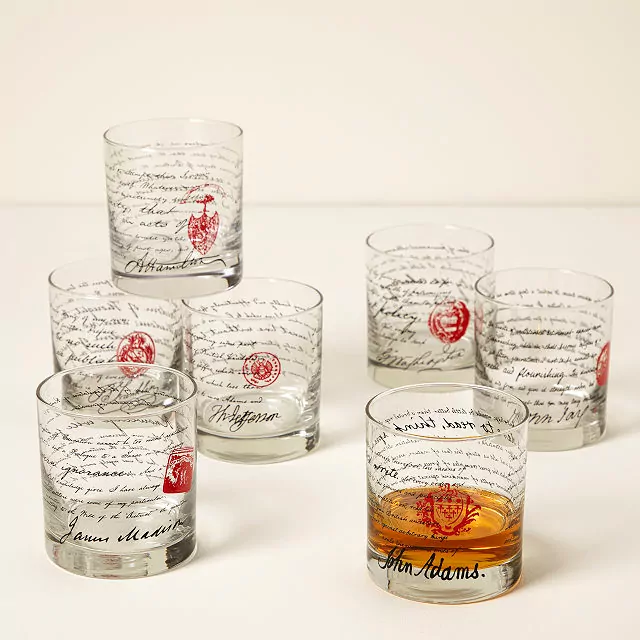 Founding Fathers Whiskey  Glasses